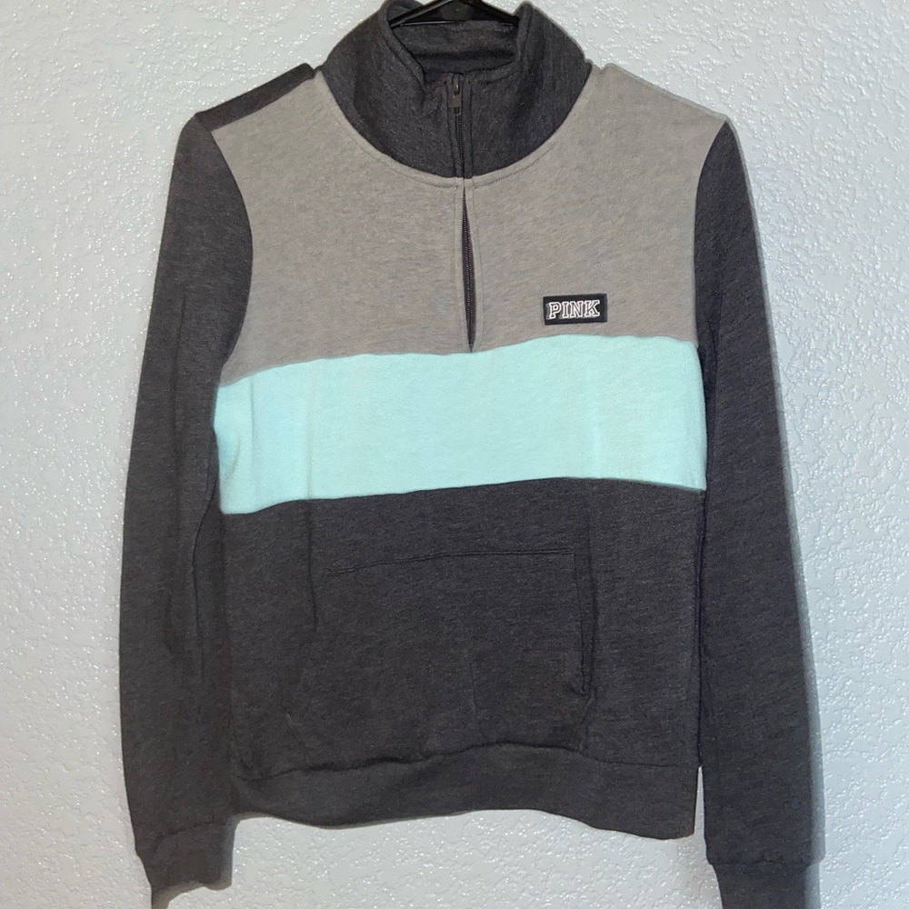 Quarter-Zip PINK Sweatshirt